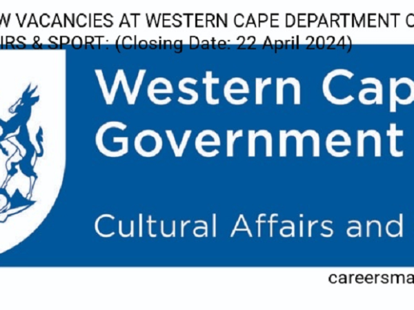 WESTERN CAPE DEPARTMENT OF CULTURAL AFFAIRS & SPORT